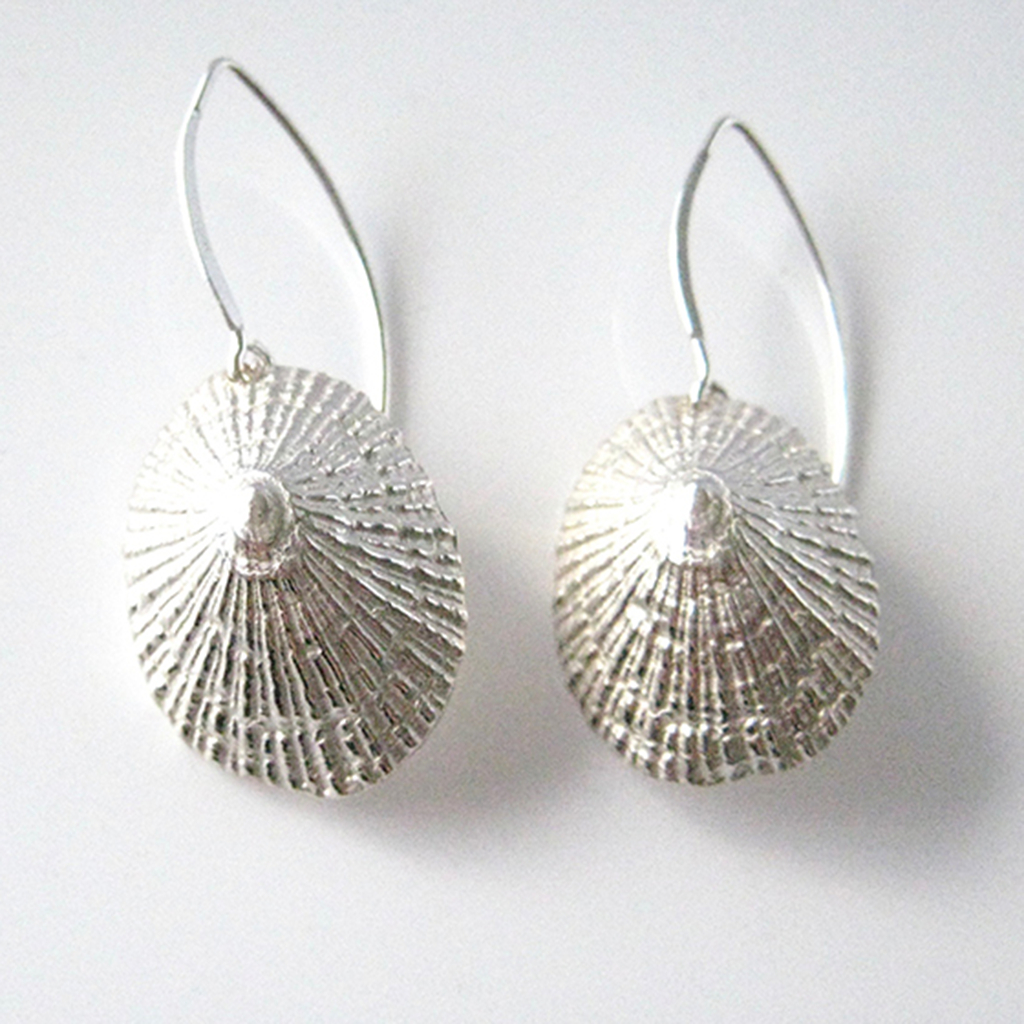 Opihi Earrings, Hawaiian Shell Earrings (Sterling Silver) – Debby