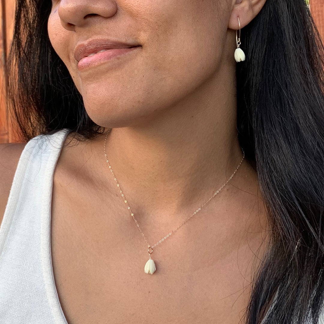 P kake Pikake Necklace Gold Fill 18 Inches