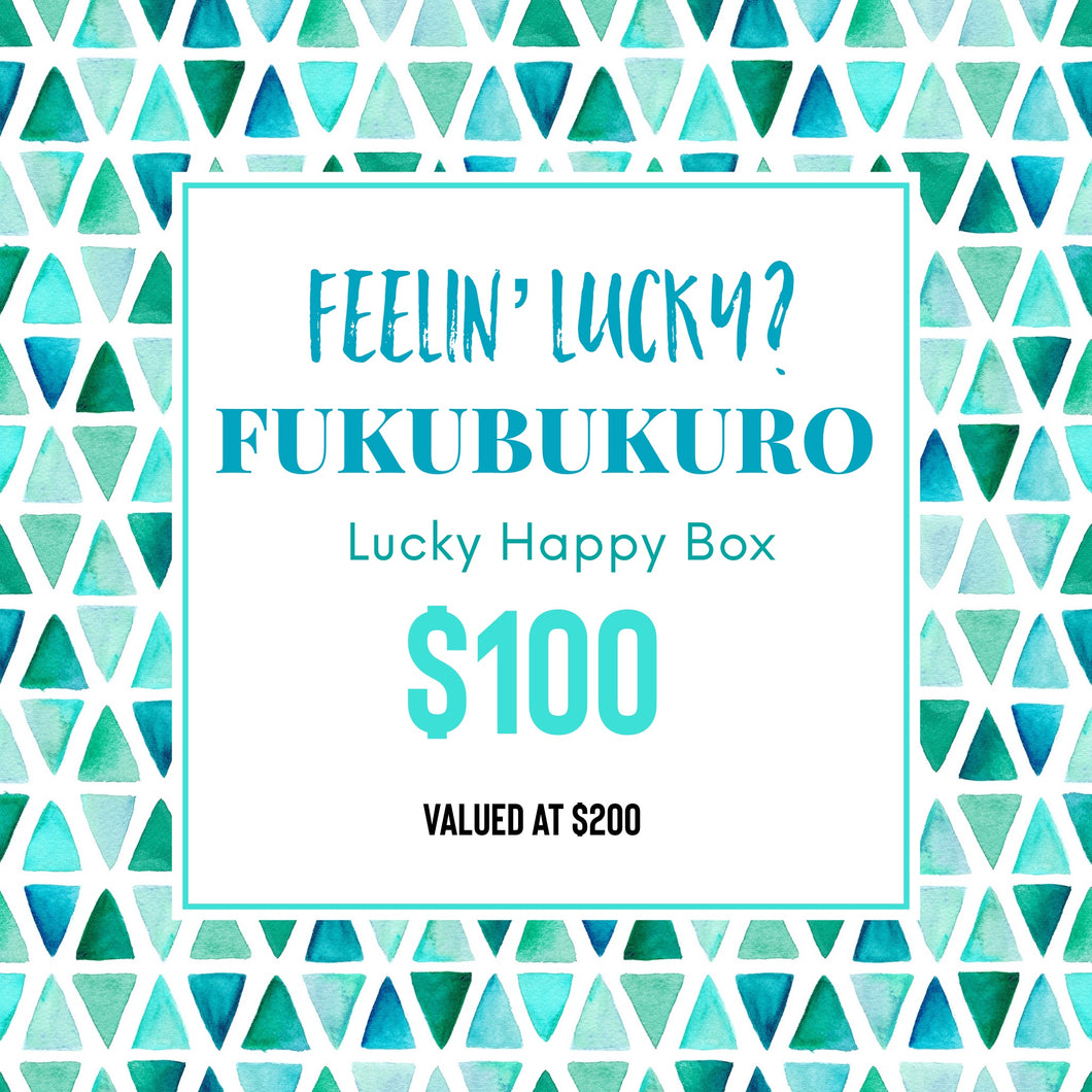 $100 FUKUBUKURO HAPPY, LUCKY BOX