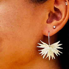 Loulu (Fan Palm) Earrings Sterling Silver - Debby Sato Designs