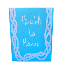 Pīkake Hau'oli Lā Hānau Hawaiian Birthday Greeting Card Purple