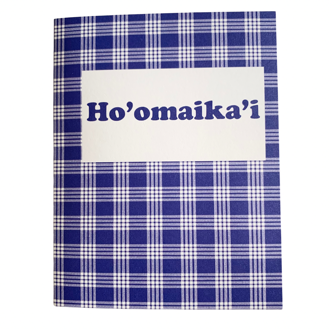 Palaka Ho'omaika'i Greeting Card Blue