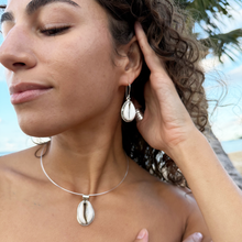 Cowrie Earrings (Sterling Silver)
