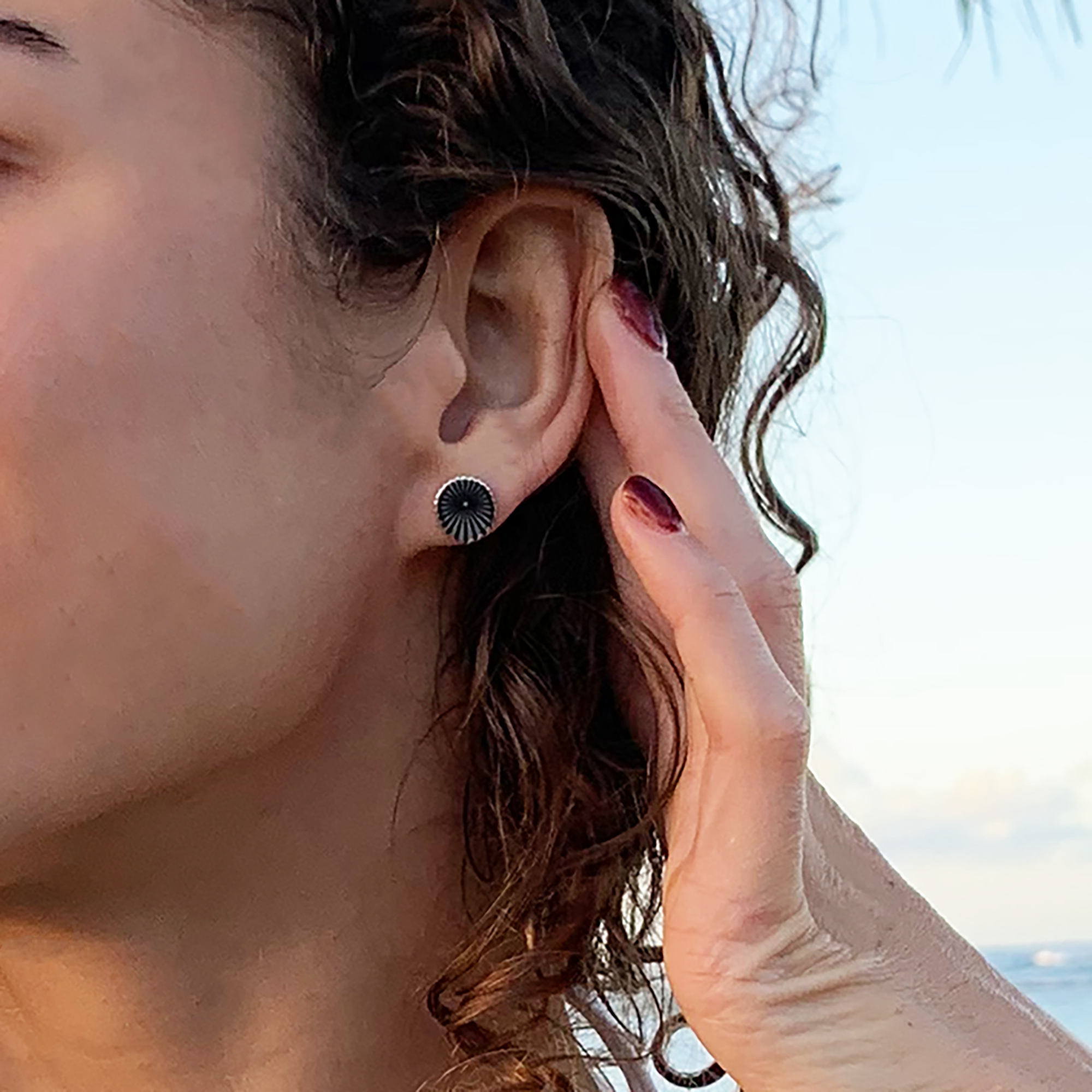 Opihi Stud Earrings – Debby Sato Designs