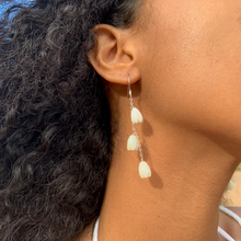 Pīkake Statement Earrings Mother of Pearl, Pikake Statement Earrings