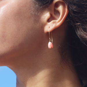 Pink Pīkake, Pikake Earrings