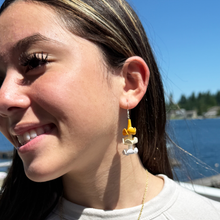 Puakenikeni Triple Clay Earrings Tri-Color