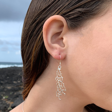 Fan Coral Earrings (Sterling Silver)