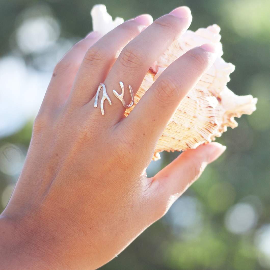 Coral Reef Ring Sterling Silver