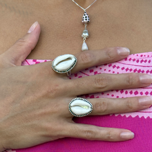 Cowrie Statement Ring (Sterling Silver)
