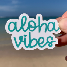 Aloha Vibes Heart Sticker (Pink)