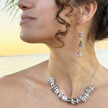 Hebrew Statement Earrings Triple