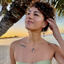 Tahitian Pearl Hebrew Cone Shell Necklace (Gold Filled)