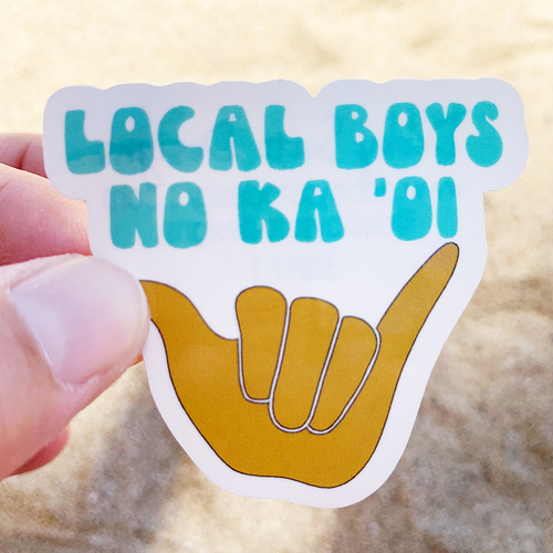 Local Boys No Ka 'Oi Sticker
