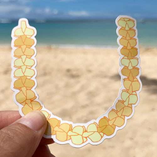 Puakenikeni Lei Sticker