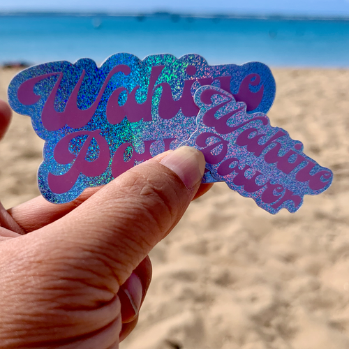 Wahine Power Sticker