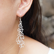 Fan Coral Earrings (Sterling Silver) - Debby Sato Designs