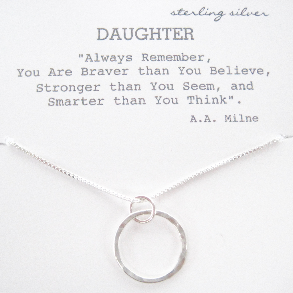 Daughter Gift, Daughter Graduation Gift (Sterling Silver) - Debby Sato Designs