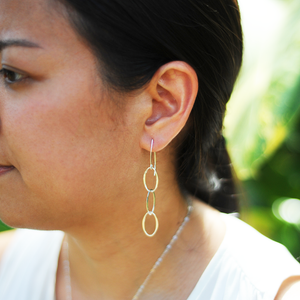 Ekolu Earrings, Minimalist Earrings (Sterling Silver) - Debby Sato Designs