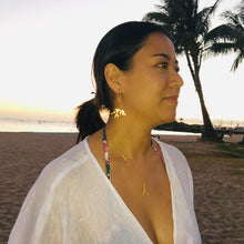 Seaweed Earrings (14k over Sterling Silver) - Debby Sato Designs