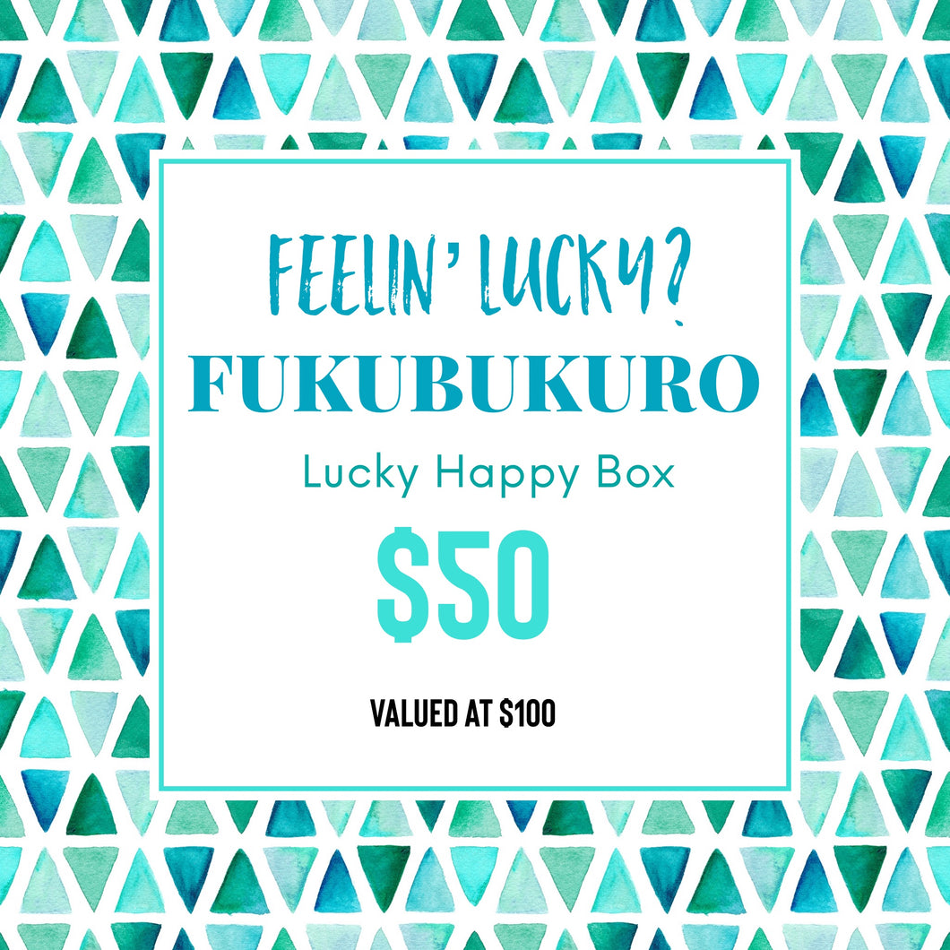 $50 FUKUBUKURO (HAPPY, LUCKY BOX) - Debby Sato Designs