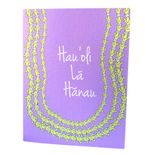 Pakalana Hau'oli Lā Hānau Hawaiian Birthday Greeting Card Pink