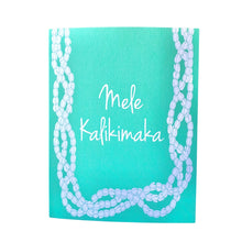 Pīkake Christmas Greeting Card Red