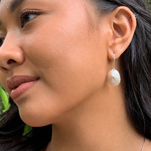 Opihi Earrings, Hawaiian Shell Earrings (Sterling Silver) - Debby Sato Designs