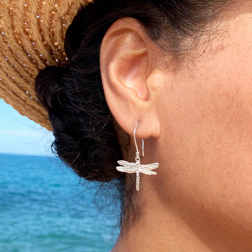 Pinao (Dragonfly) Earrings (Sterling SIlver)