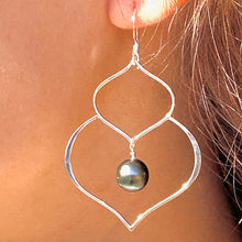 Tahitian Pearl Double Lotus (Sterling Silver)