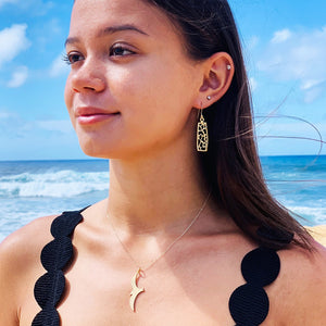 Iwa (Frigate Bird) Necklace (14k Gold over Sterling Silver) - Debby Sato Designs