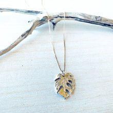Monstera Necklace Medium (Sterling Silver) - Debby Sato Designs