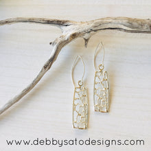 Fan Coral Bar Earrings (Sterling Silver) - Debby Sato Designs