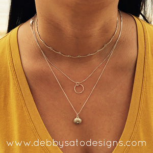 Sea Urchin Necklace (Sterling Silver) - Debby Sato Designs