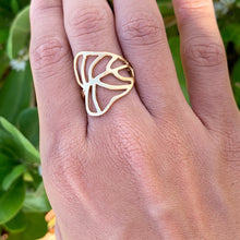 Kalo Ring, Taro Ring (14k Gold over Sterling Silver) - Debby Sato Designs