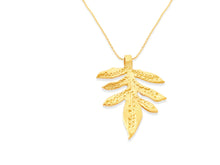 Lauae Fern Necklace, Hawaiian Fern (14k Gold over Sterling Silver) - Debby Sato Designs