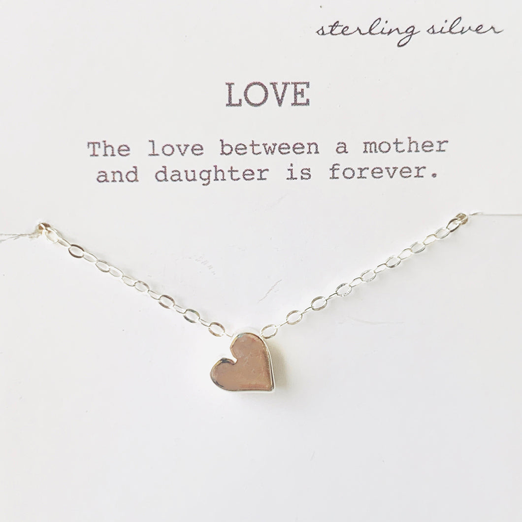 Love Between Mother & Daughter (Sterling Silver) - Debby Sato Designs