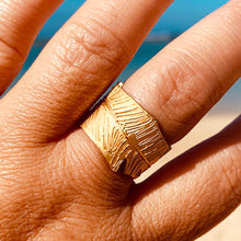 Maia (Banana) Leaf Cuff Ring (14k Gold over Sterling Silver) - Debby Sato Designs