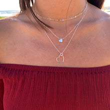 Open Heart Necklace (Sterling Silver) - Debby Sato Designs