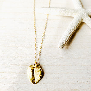 'Ōhi'a Love Necklace  (14k Gold over Sterling Silver)