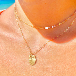 'Ōhi'a Love Necklace  (14k Gold over Sterling Silver)