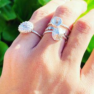 Sea Urchin Ring (Sterling Silver) - Debby Sato Designs