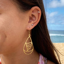 Waa (Canoe) Earrings (14k Gold over Sterling Silver) - Debby Sato Designs