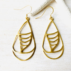 Waa (Canoe) Earrings (14k Gold over Sterling Silver) - Debby Sato Designs